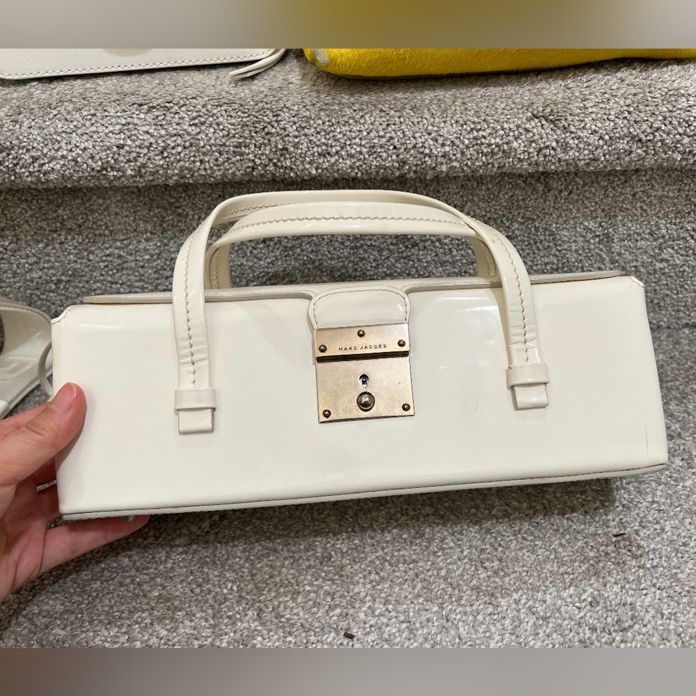 Marc Jacobs vintage box bag, white